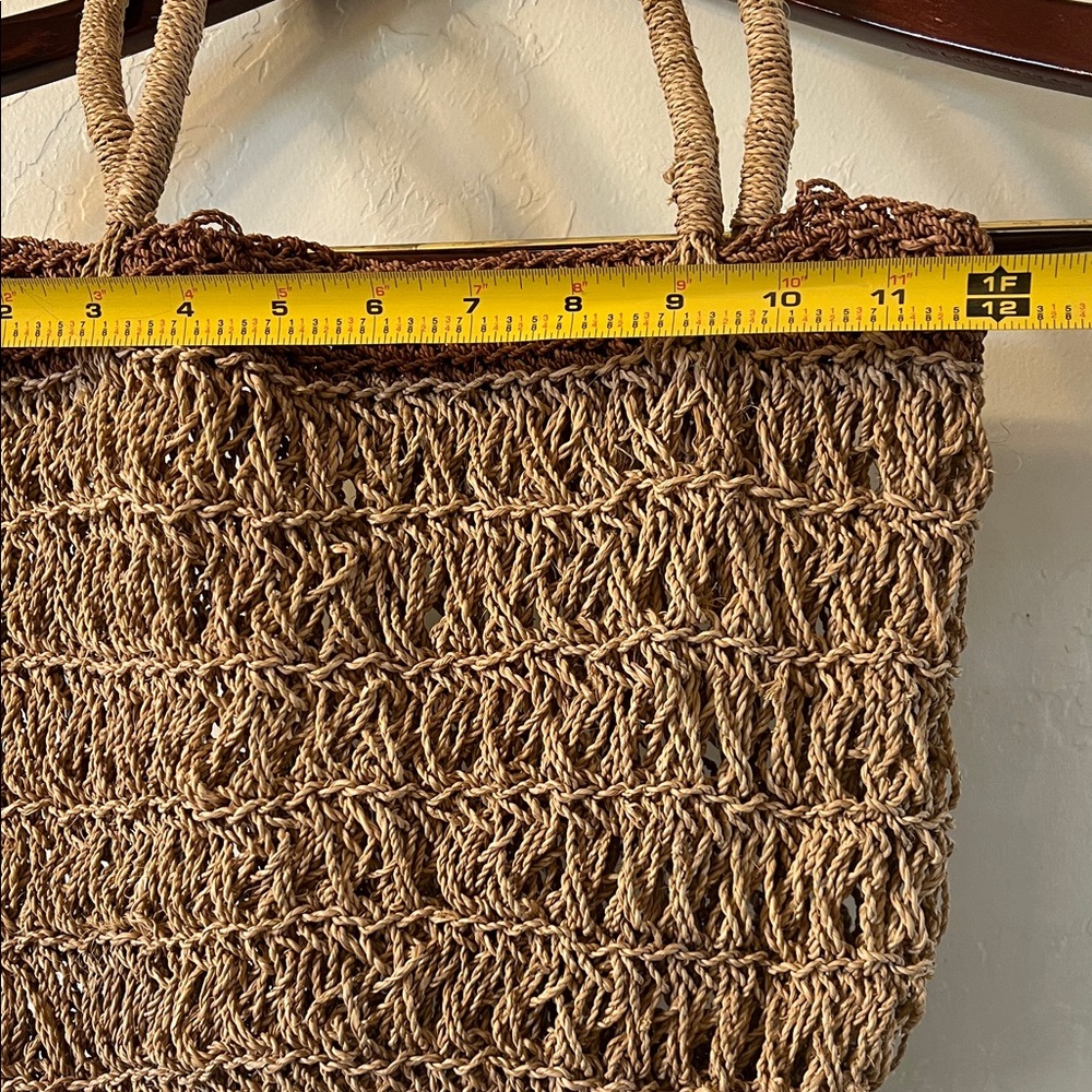 Brown Woven Tote Bag - Picture 2 of 4
